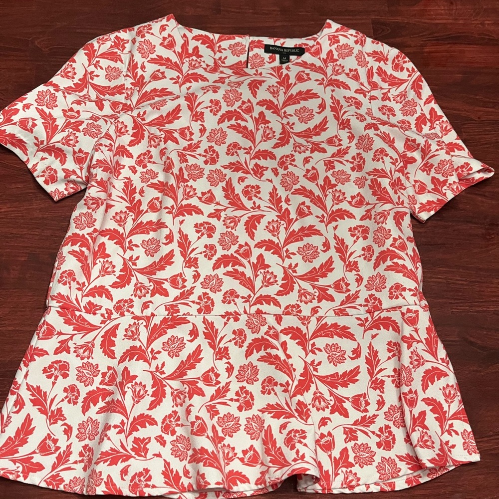 Banana Republic peplum top